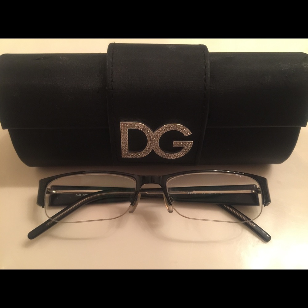 D&G Black Glasses w/ Case